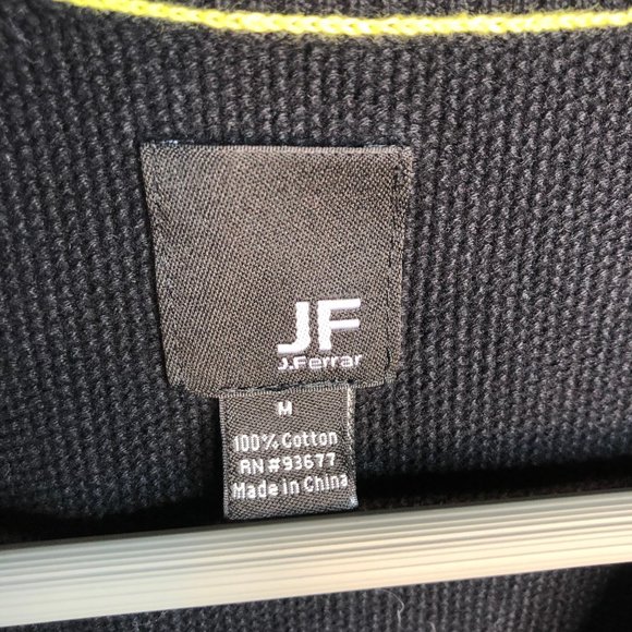 JF Cardigan in Brown and Navy Blue - Picture 4 of 4